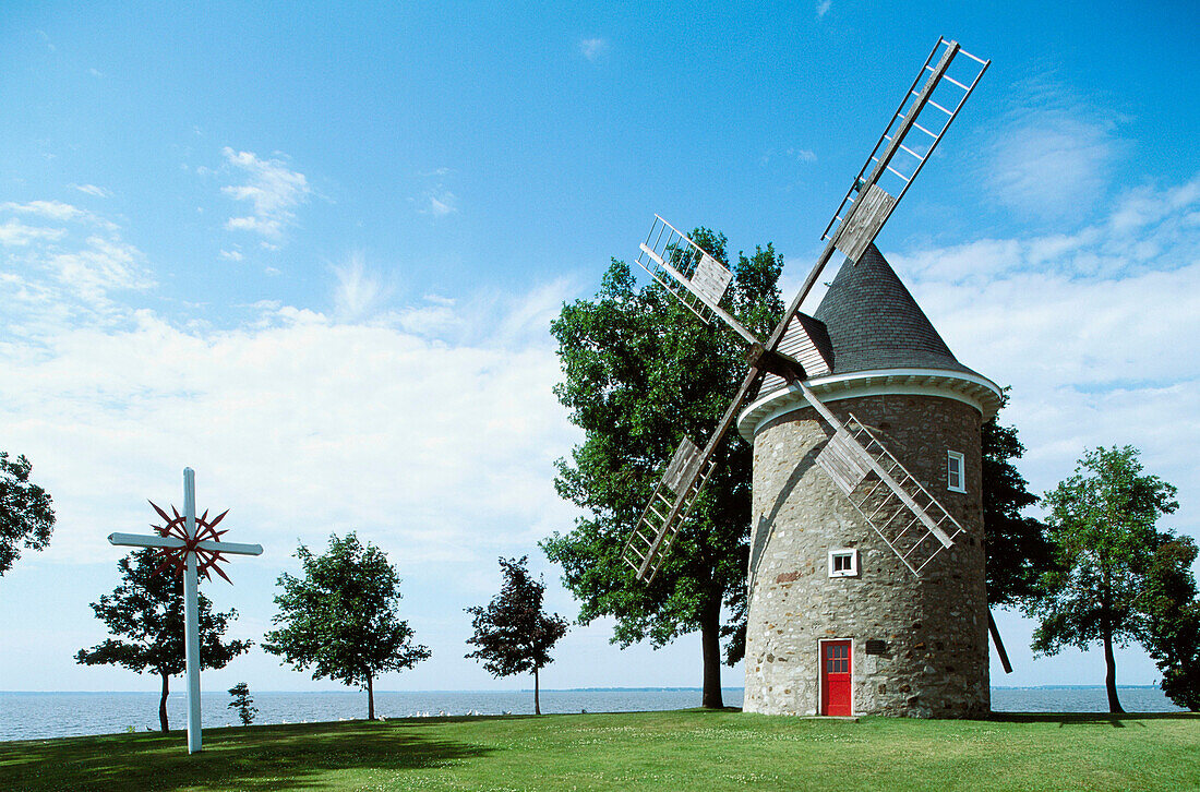 Canada. Quebec. Montreal. La Pointe. Windmill (1709).