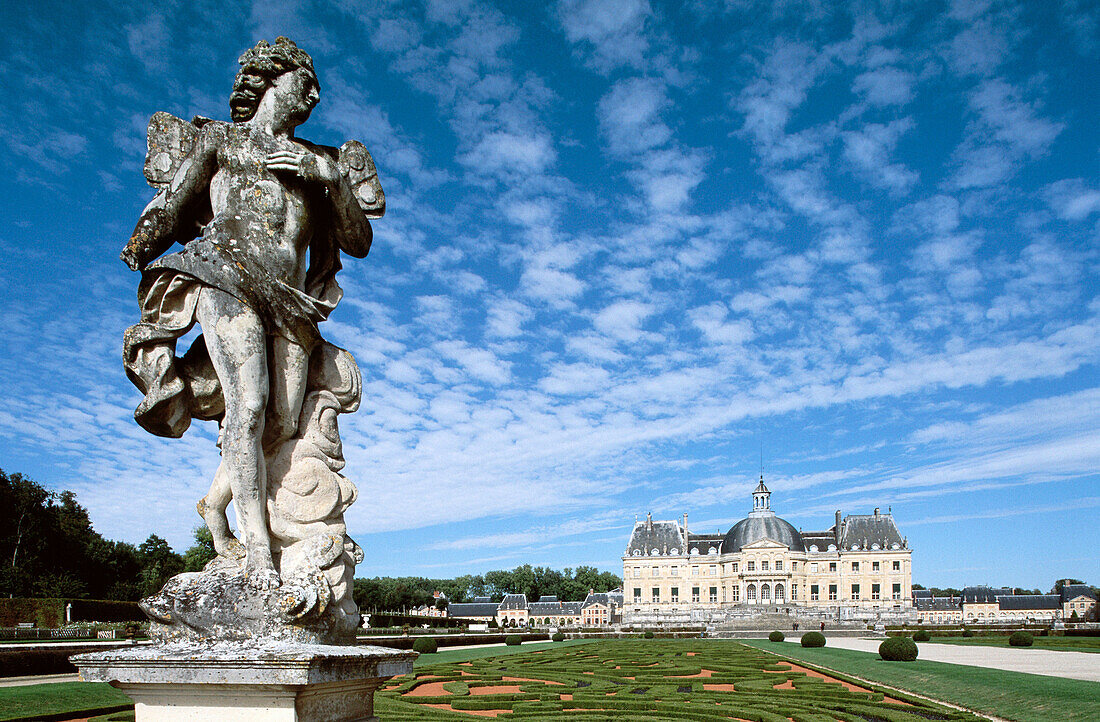 Vaux-le-Vicomte Castle. Seine-et-Marne, France.