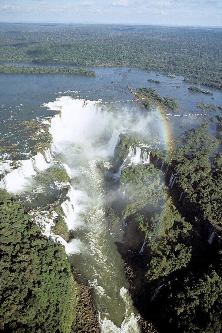 Iguazu Waterfalls. Argentina-Brazil border