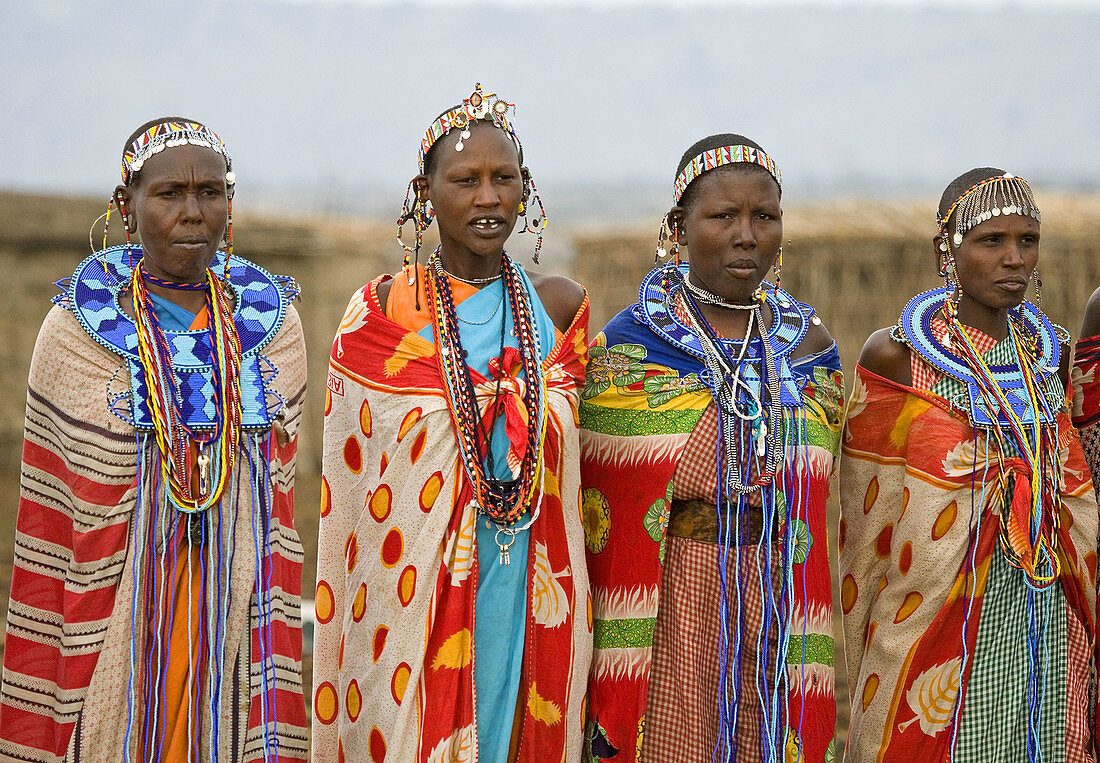 Masai people. Masai Mara, Kenya.
