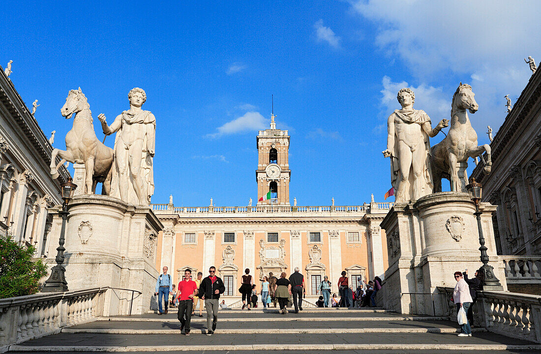 Senatorenpalast am Kapitolsplatz, Rom, Italien