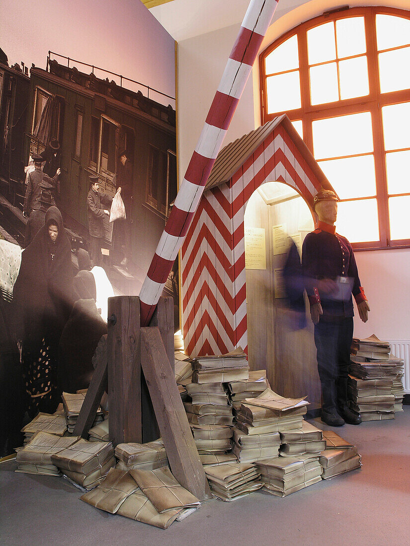 Ausstellungsraum im Ballinstadt Museum, Hansestadt Hamburg, Deutschland