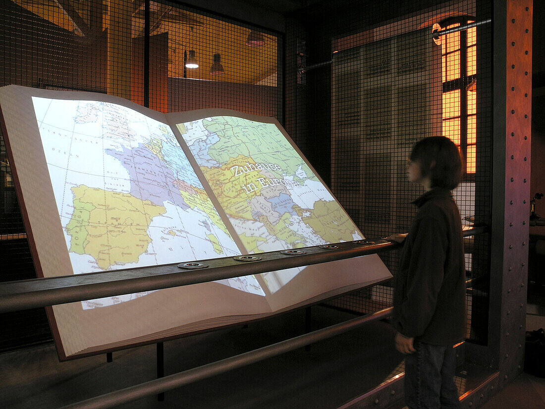 Inside the Ballinstadt Museum, Hanseatic City of Hamburg, Germany