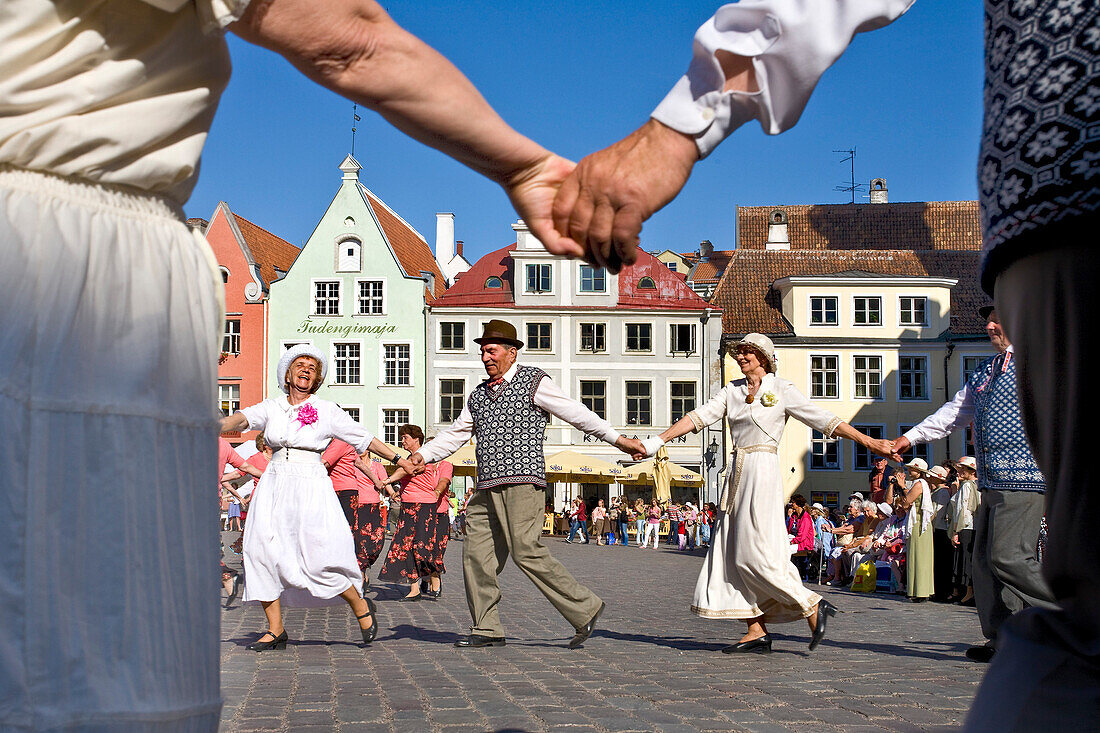 Altstadtfest am Rathausplatz, Tallinn, Estland, Europa