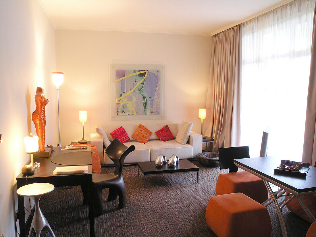 Room in the East Hotel, Hanseatic City of Hamburg, Germany