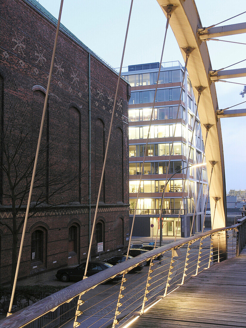 Bürohaus in der Hafencity, Hansestadt Hamburg, Deutschland