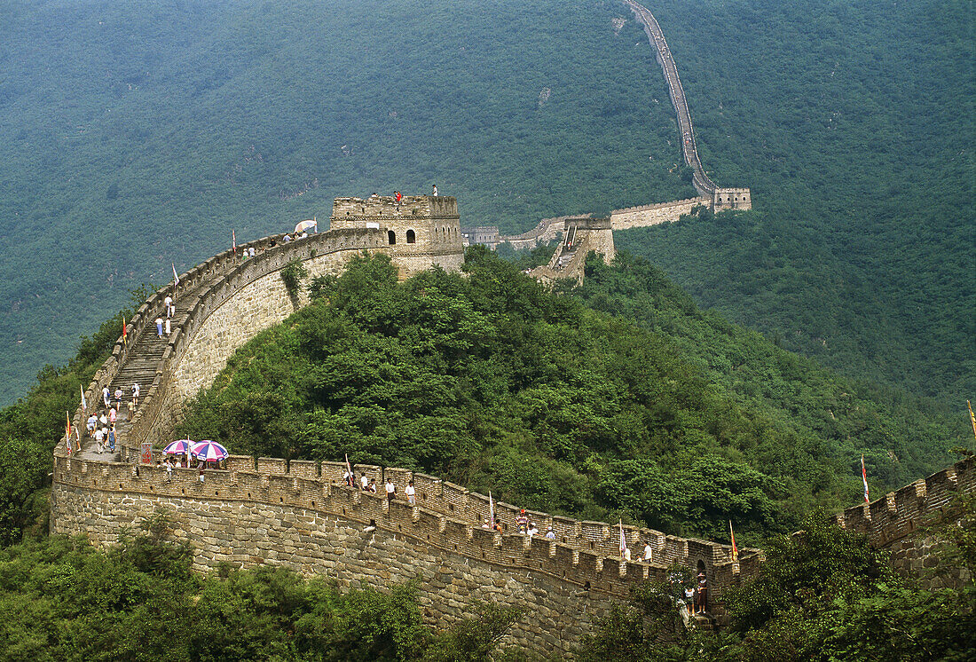 Great Wall. Mutianyu. China.