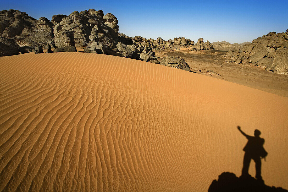 Akakus mountain. Fezzan region. Sahara desert. Libia.