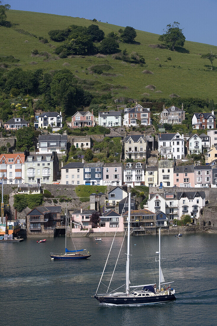 Dartmouth, Dart River, Riverside. Devon, UK.