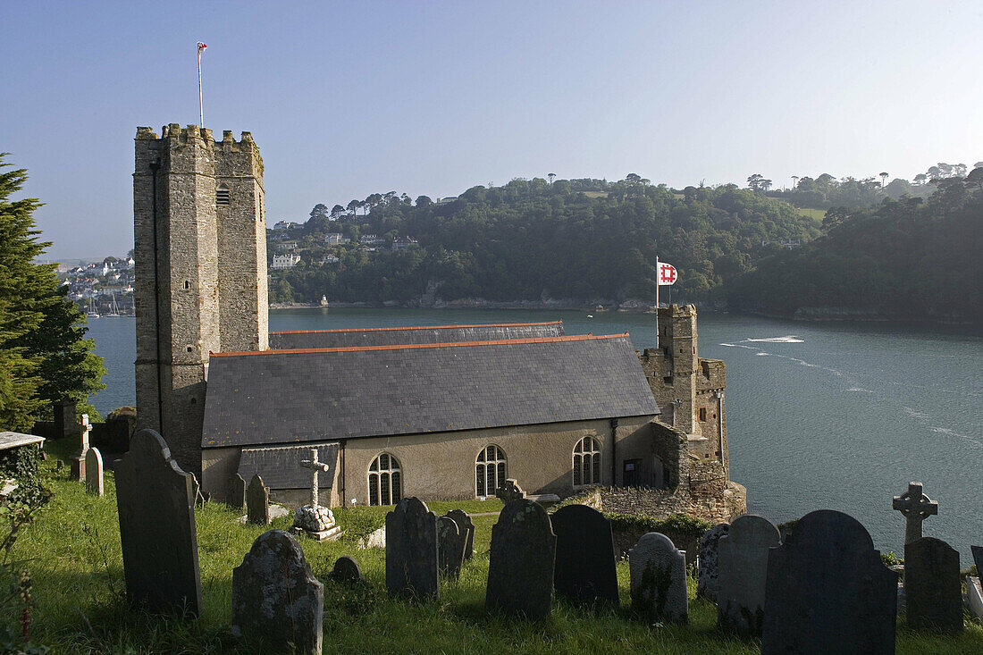 Dartmouth, Church of St Petroc. Devon, UK.