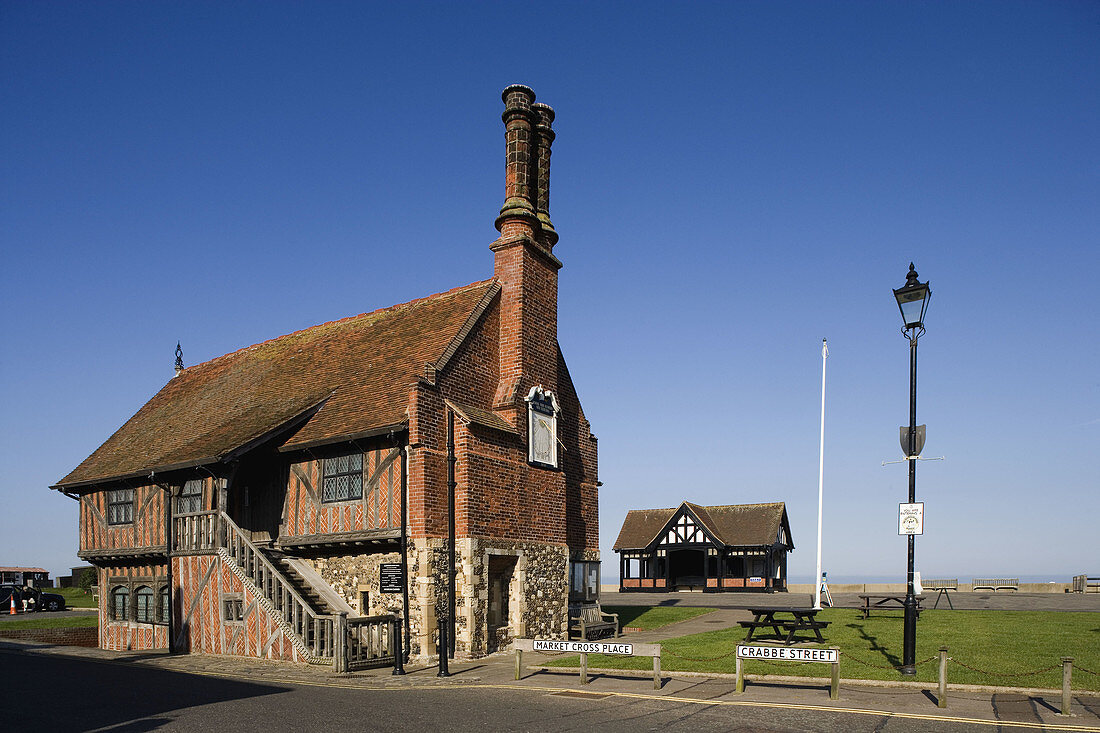 Aldeburgh, Tudor Moot Hall. Suffolk. England.