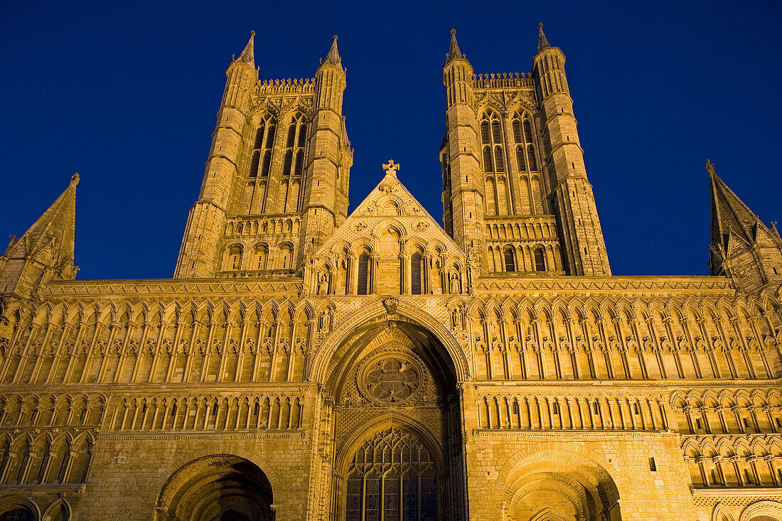 Lincoln, Cathedral, Lincolnshire, the Midlands, UK