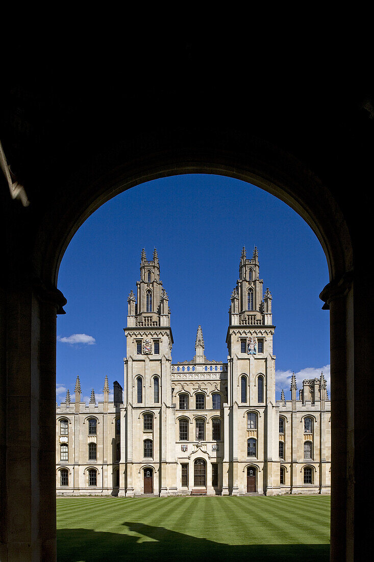 All Souls College. Oxford. England. UK