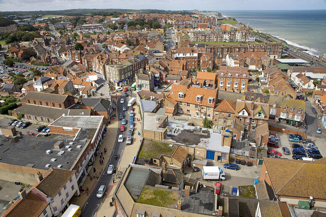 Cromer Norfolk from the Church Tower. UK.