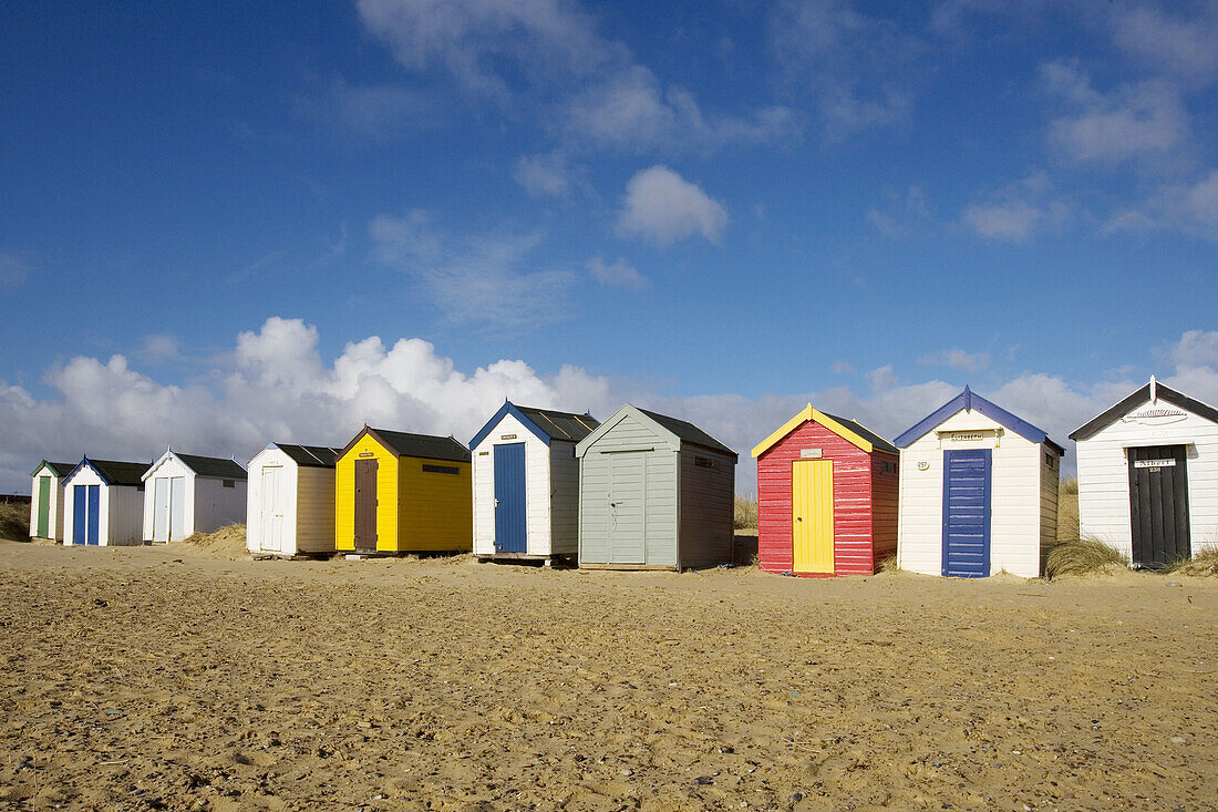 Beach Huts. Southwold, Suffolk, UK.