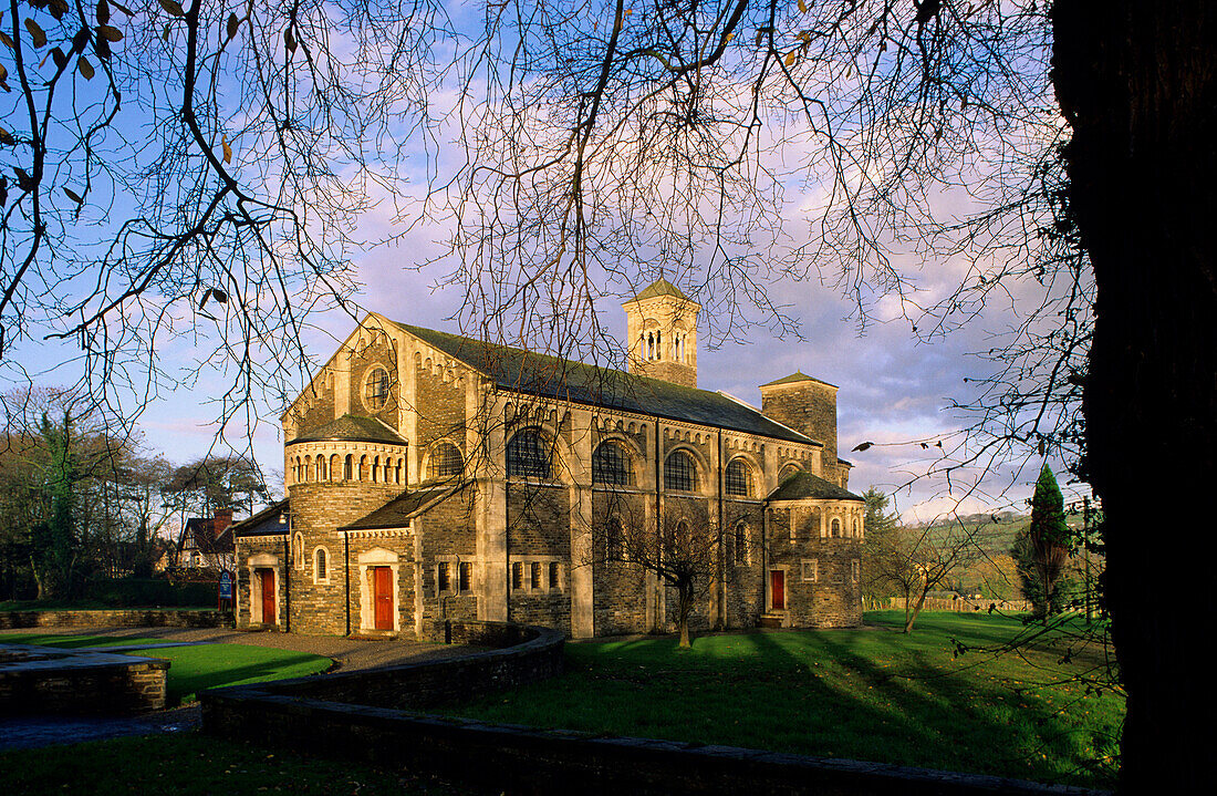 The Church of the Good Shepherd in the evening, Sion Mills, County Tyrone, Ireland, Europe