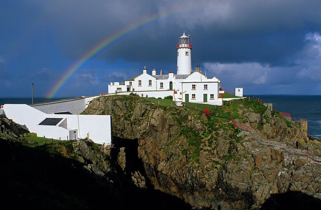 Lighthouse at Fanad Head, County Donegal, Ireland, Europe