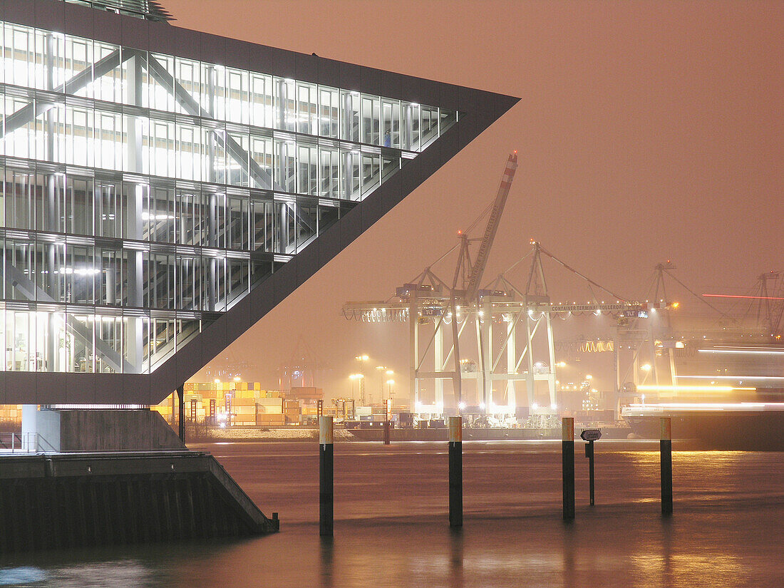 Dockland in the harbor, Hamburg, Germany