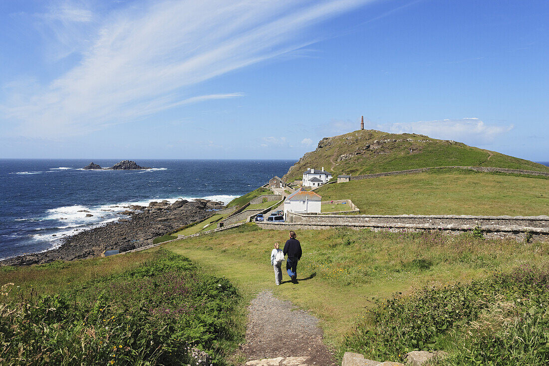 Cape Cornwall, Halbinsel Penwith, Cornwall, England, Großbritannien