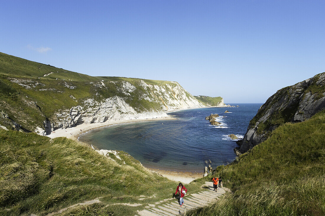 Man of War Bay, Dorset, England, United Kingdom