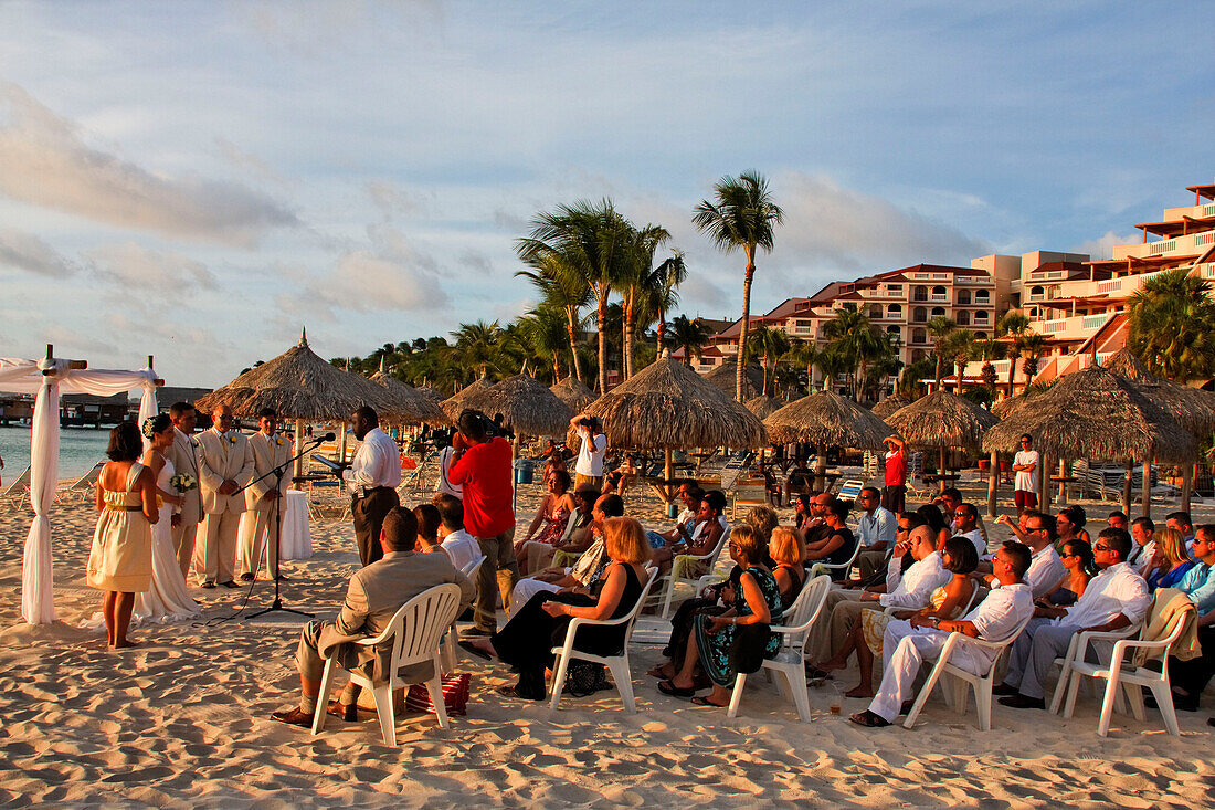 Aruba, Palm Beach, West Indies, Dutch Carribean, Central America, wedding ceremony