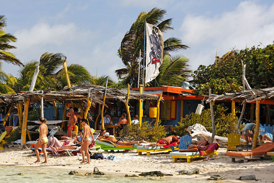 West Indies, Bonaire, Lac Bay Surfer beach