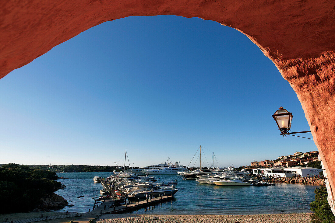 Italy Sardinia Costa Smeralda Porto Cervo harbour