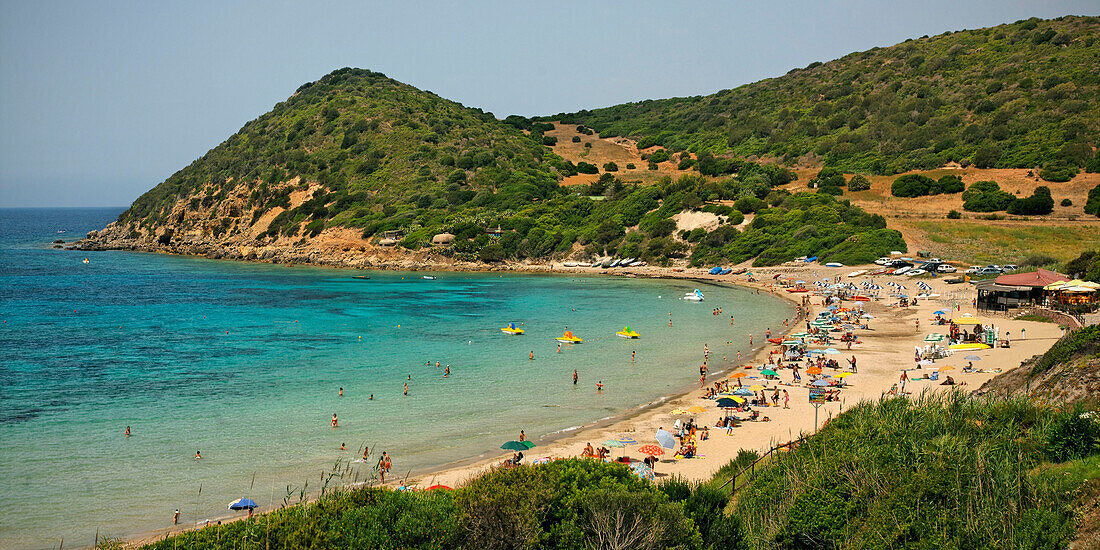 Italy Sardinia Polina beach west coast