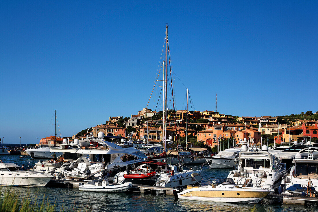 Italy Sardinia Costa Smeralda Porto Cervo Yachting Port