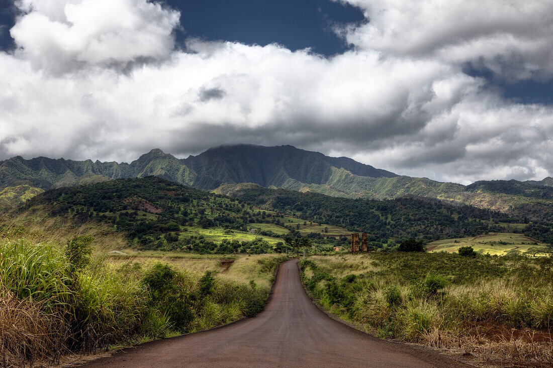 Landschaft bei Haleiwa, Oahu, Pazifik, Hawaii, USA