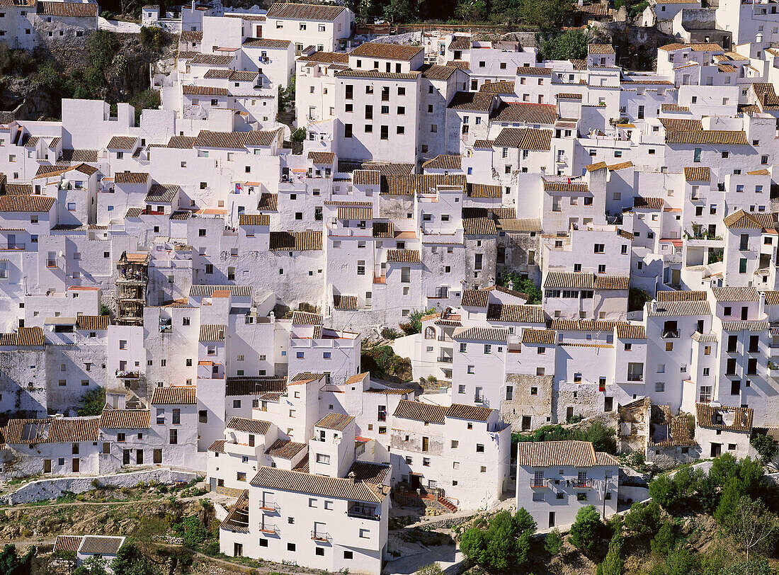 Casares. Malaga province, Andalucia, Spain
