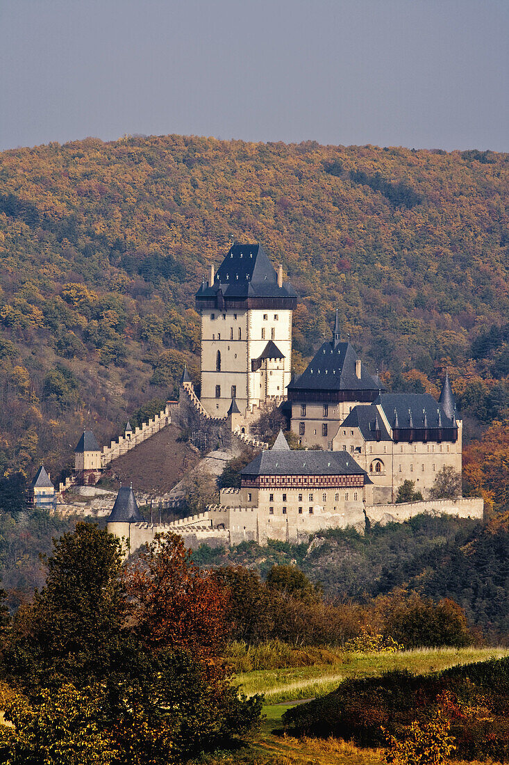 Karlstejn castle. Central Bohemia, Czech Republic