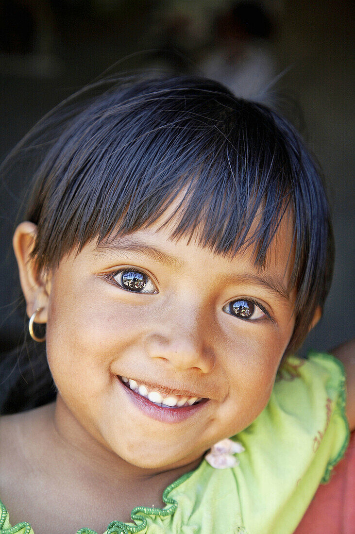 Girl of Fatumerita, Aileu District. East Timor