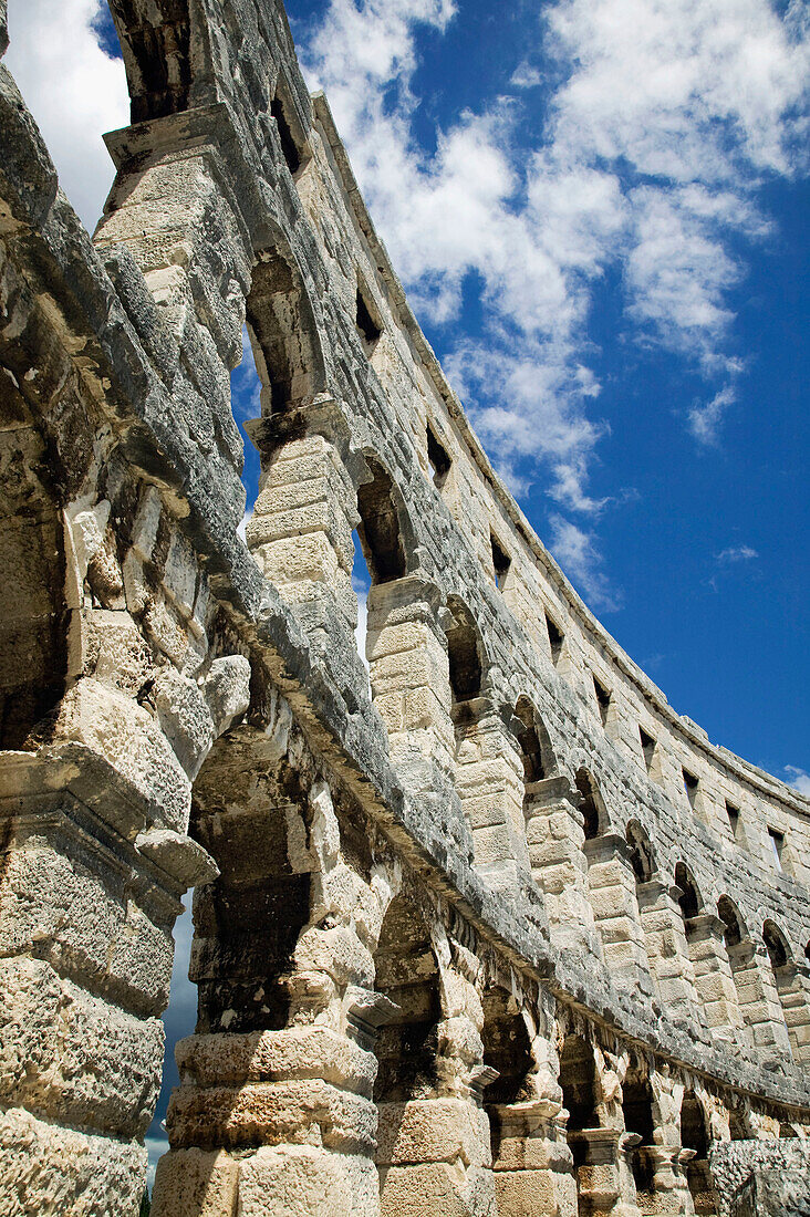 Roman Amphitheater. Pula. Istria Peninsula. Croatia