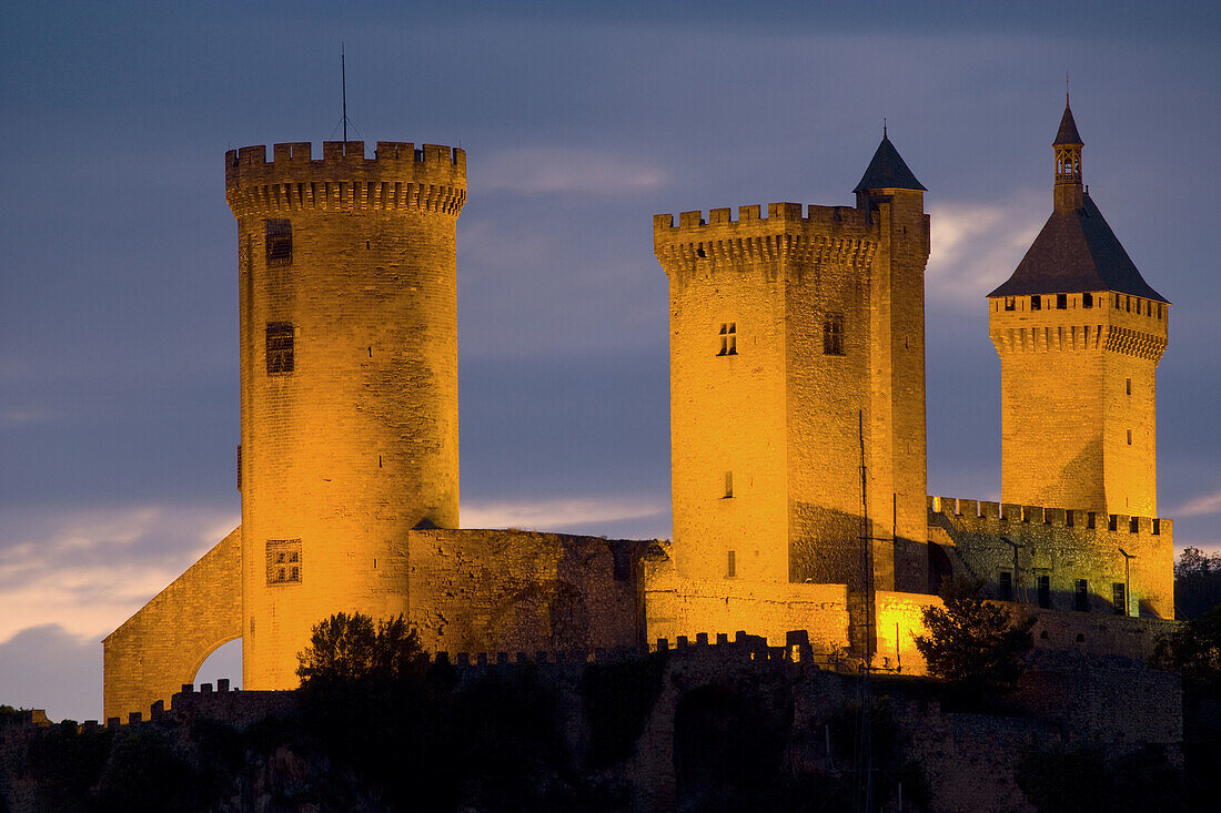 France. Ariège département. Montsegur. Castle.