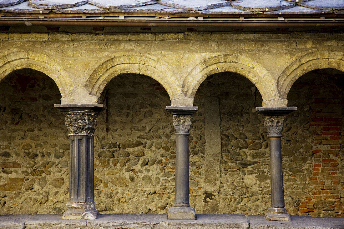 Collegiate church of Sant' Orso, Aosta. Val d'Aosta, Italy