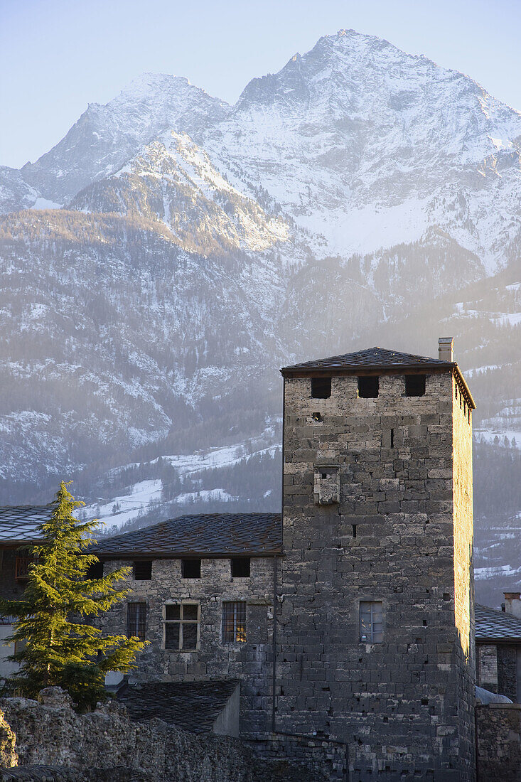 Sarriod de la Tour castle. Val d'Aosta, Italy