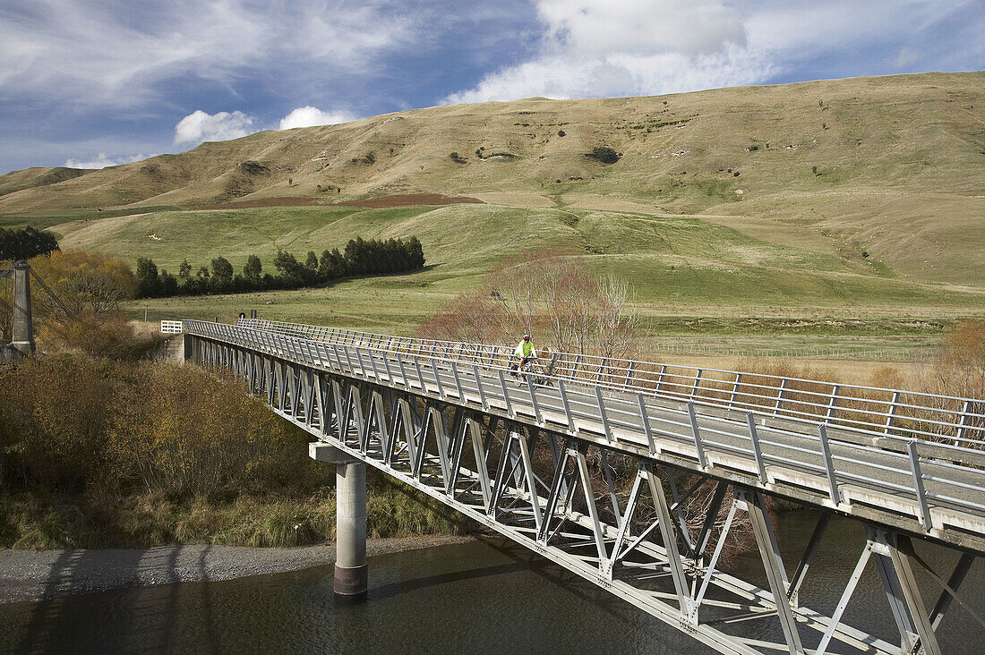 Springvale Bridge, Rangitikei River, Napier - Taihape Road, Rangitikei District, Central North Island, New Zealand