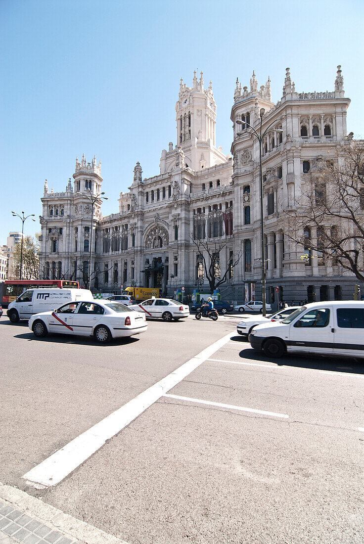 Palacio de comunicaciones, Plaza cibeles, Madrid, Spain