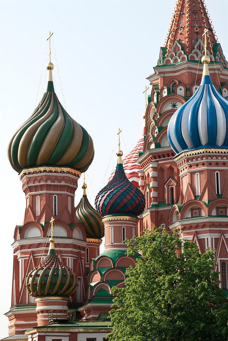 Basilius Kathedrale, Kathedrale des Basilius des Glückseligen, Roter Platz, Moskau, Russland