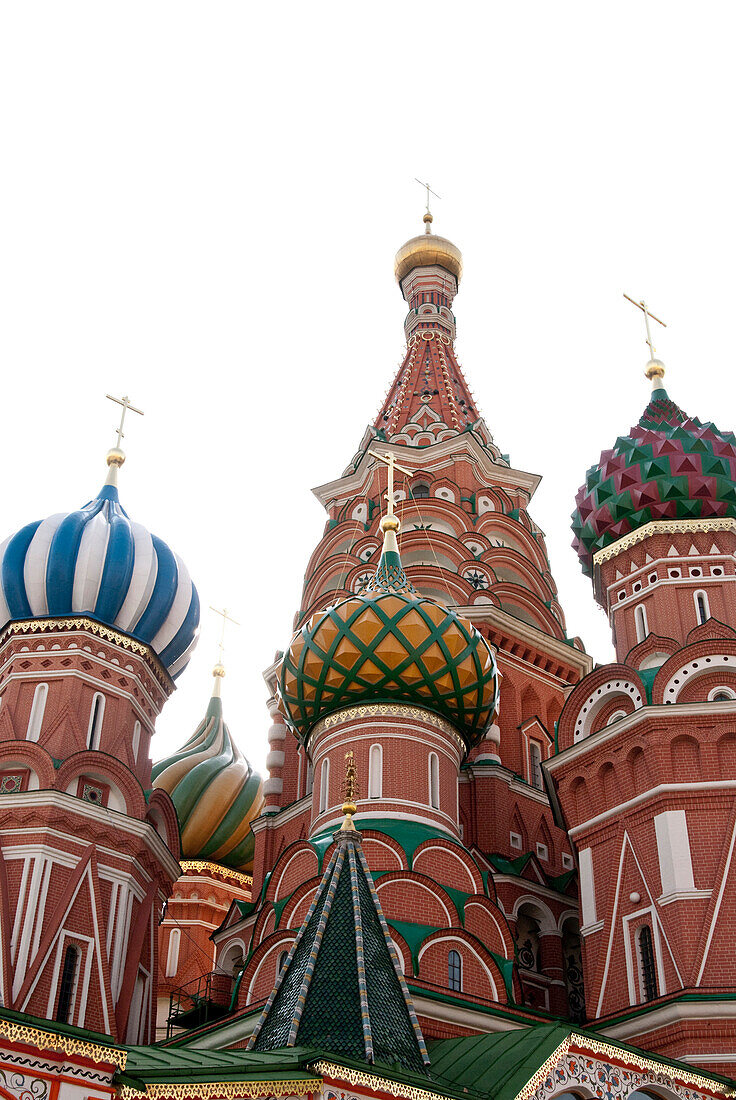 Basilius Kathedrale, Kathedrale des Basilius des Glückseligen, Roter Platz, Moskau, Russland