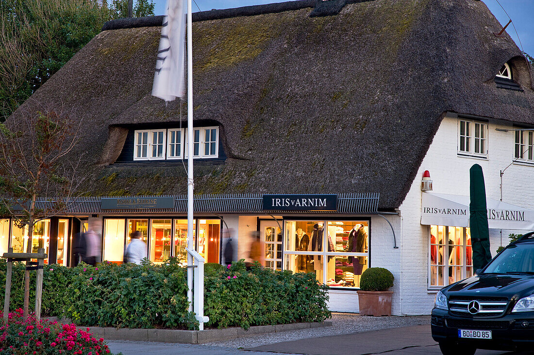 Luxusboutique, Strönwai, Kampen, Sylt, Nordfriesland, Schleswig-Holstein, Deutschland