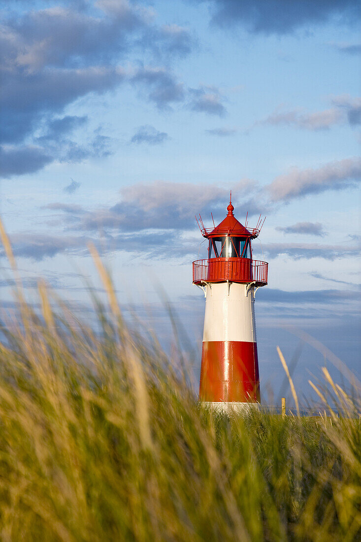 Lighthouse List East, Ellenbogen, Sylt island, Schleswig-Holstein, Germany