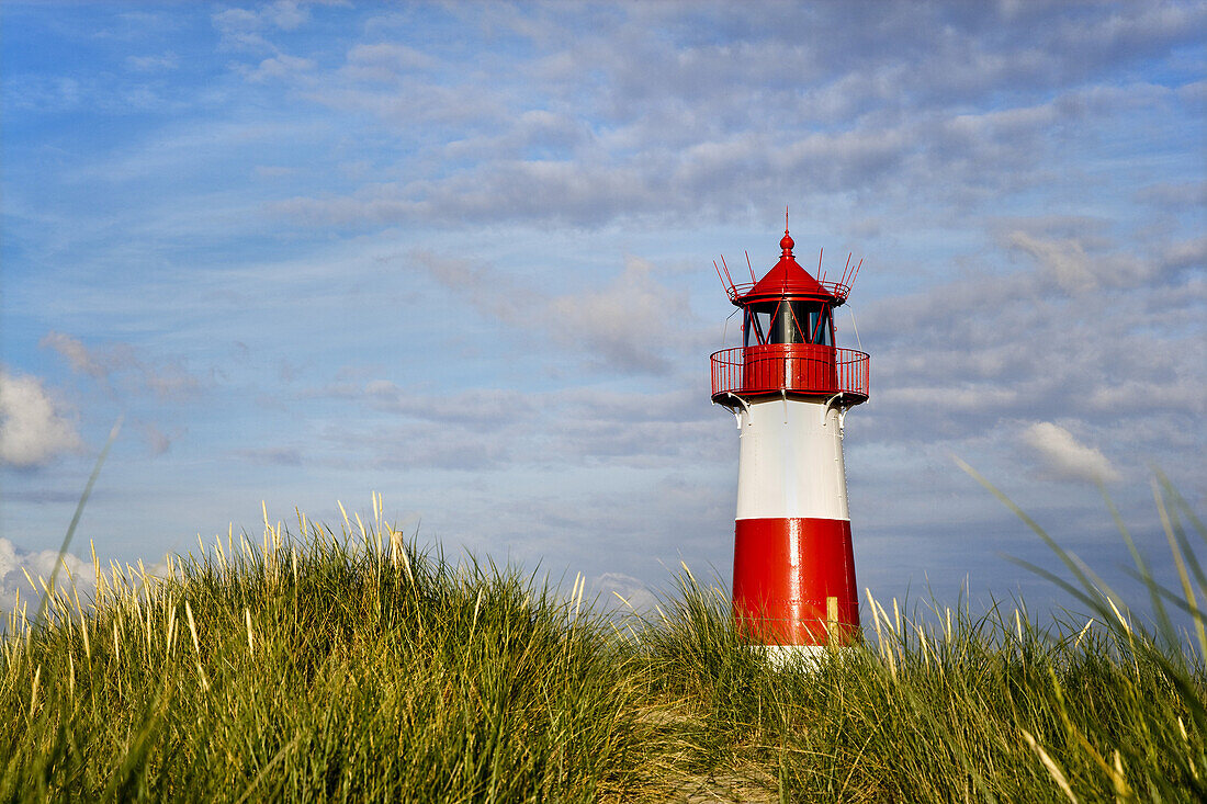 Lighthouse List East, Ellenbogen, Sylt island, Schleswig-Holstein, Germany