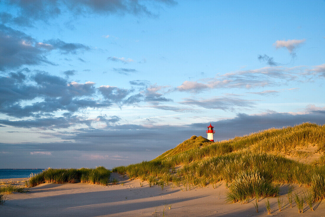 Lighthouse List-East, Ellenbogen, Sylt Island, North Frisian Islands, Schleswig-Holstein, Germany