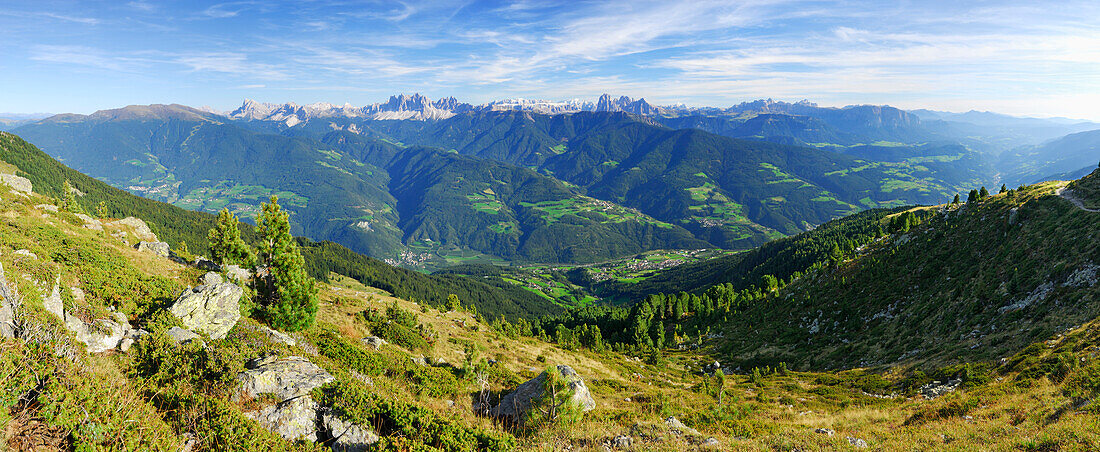Panoramic view of Dolomites, South Tyrol, Italy