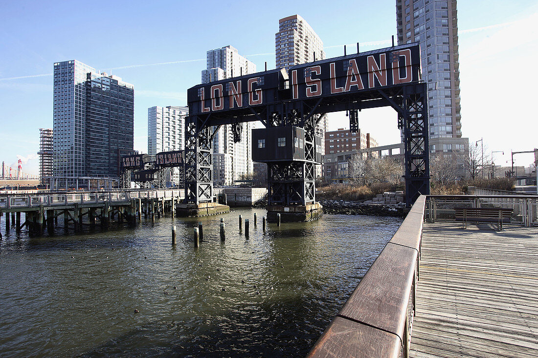 Long Island City, NY waterfront, USA