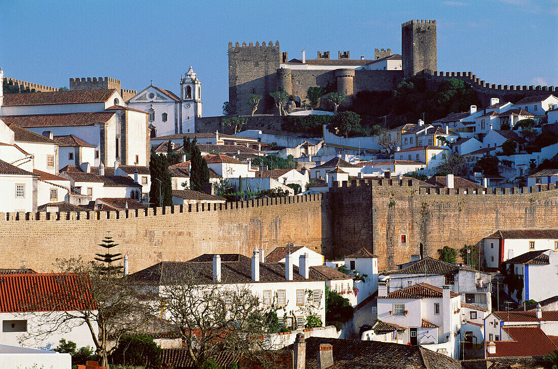 Fortified town, Obidos. Portugal