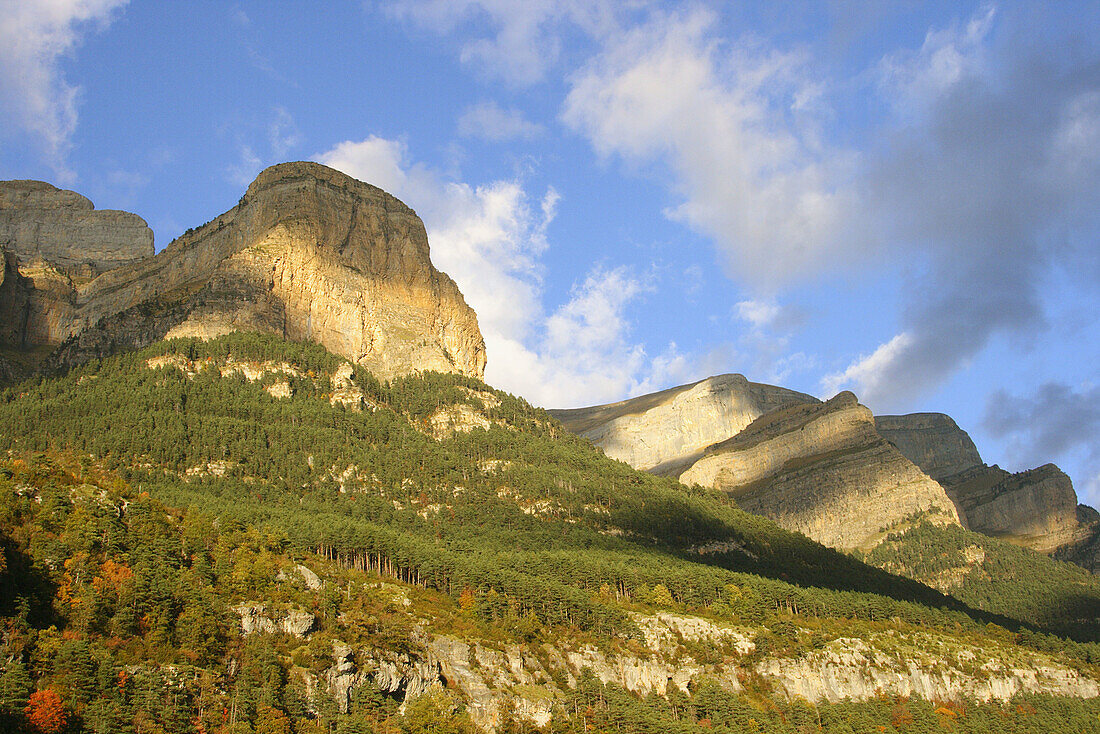 Landscape. Ordesa National Park. Huesca province. Aragon, Spain