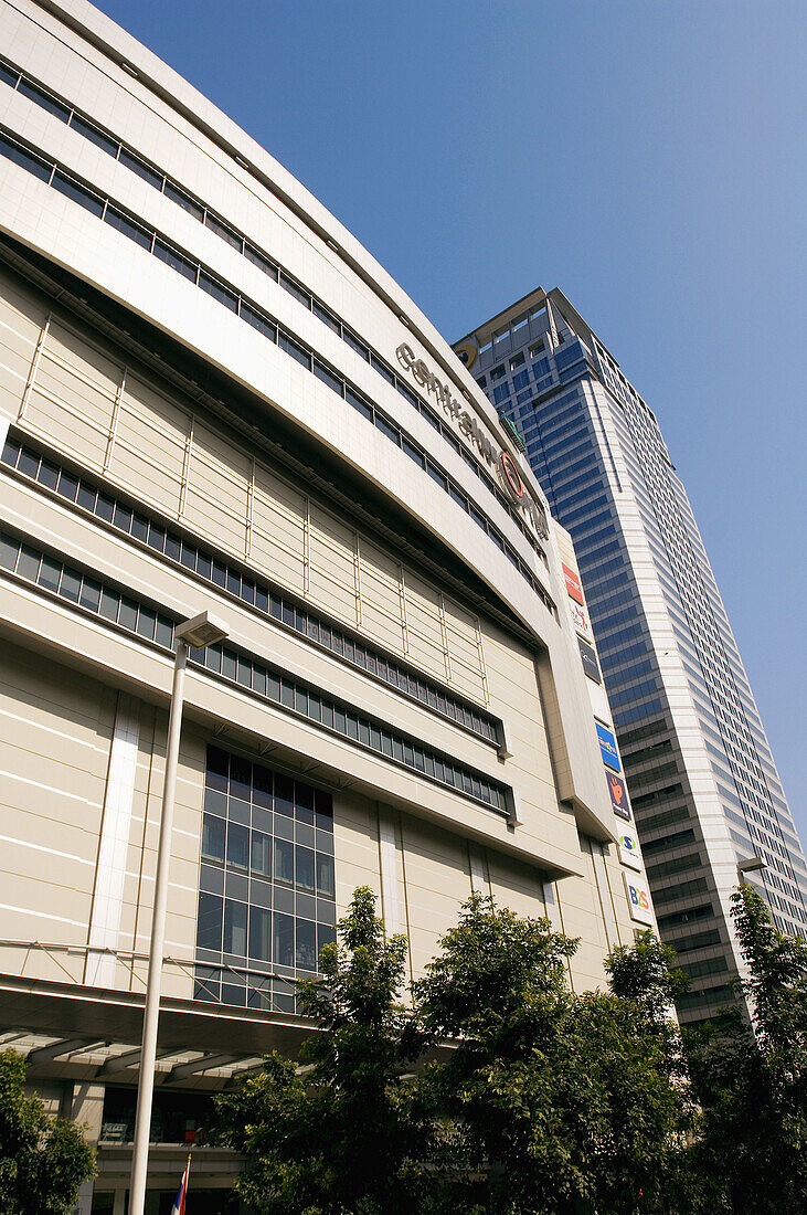 Exterior of the Central World Plaza, Bangkok. Thailand